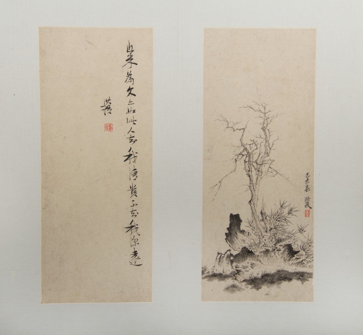 Landschaften, Figuren und Blumen, datiert 1618-22 von Hongshou Chen