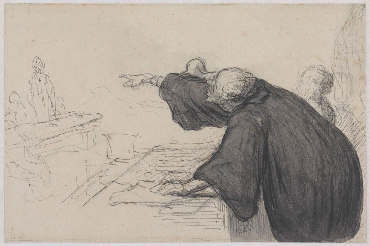 Das entscheidende Argument von Honoré Daumier
