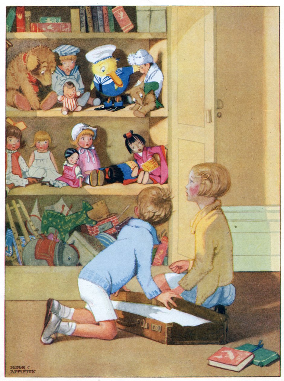 Alle außer Charlie sahen unglücklich aus, Illustration aus 