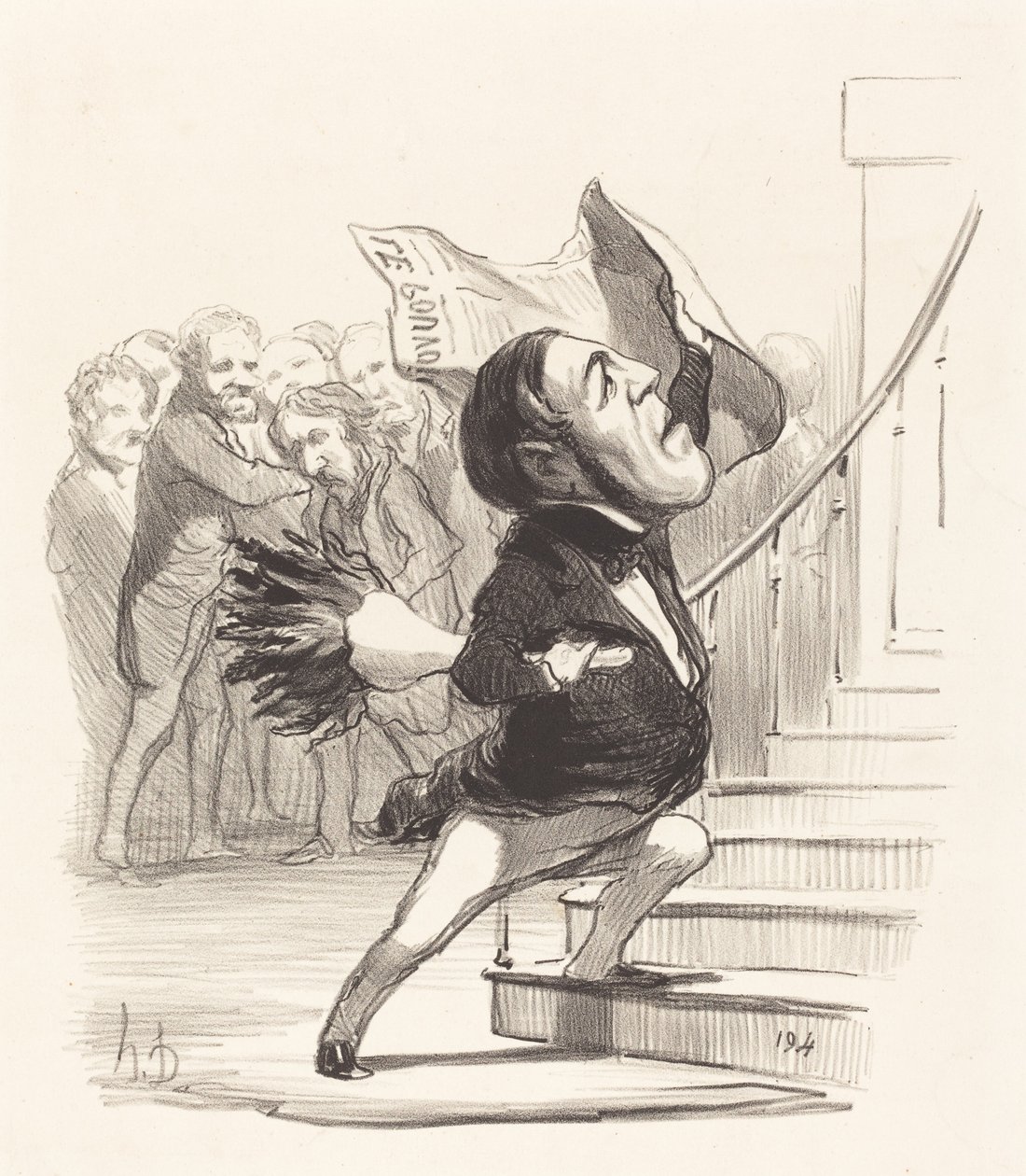 A. Granier de Cassagnac von Honoré Daumier