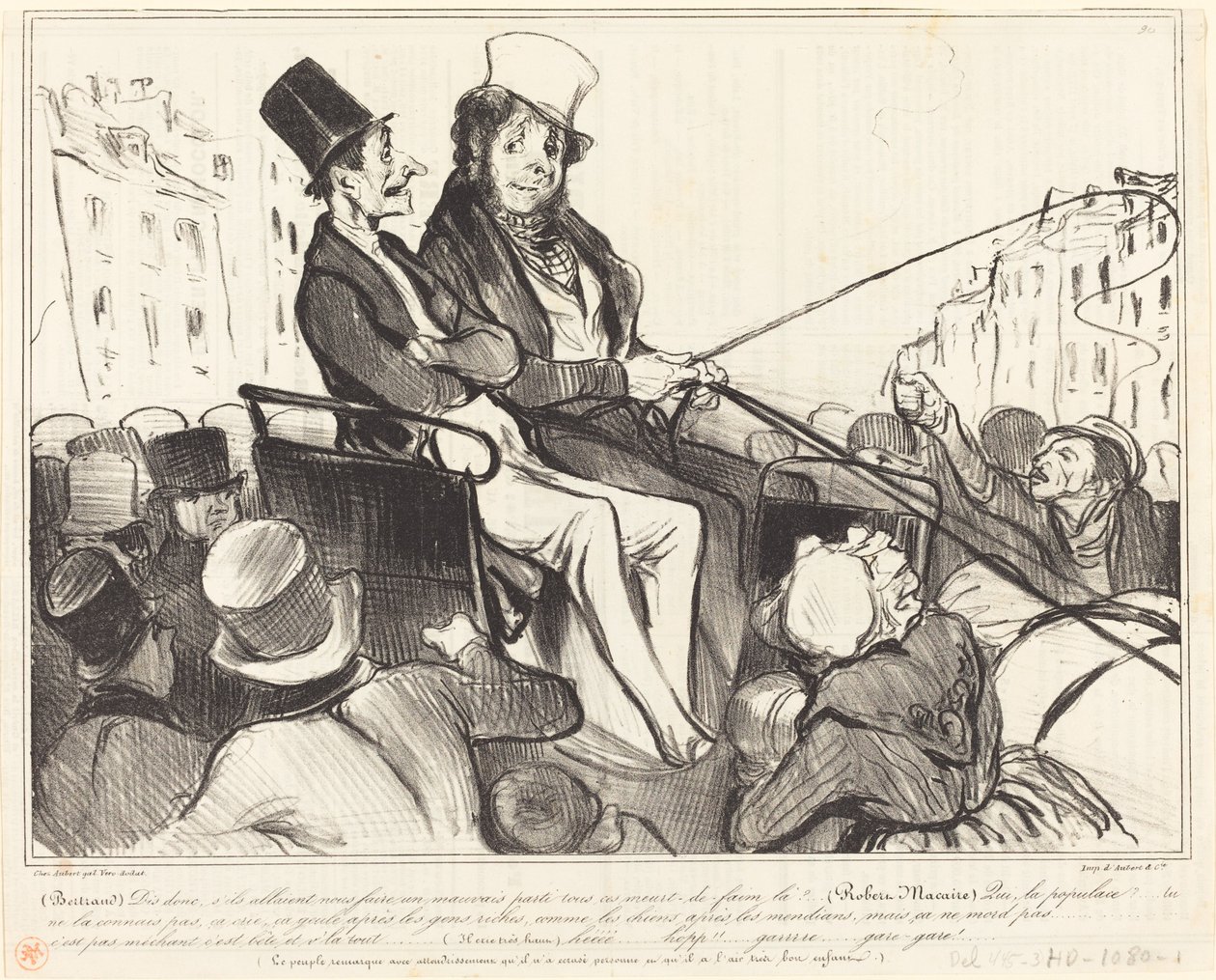 Bertrand, sag mal, wenn sie uns... von Honoré Daumier