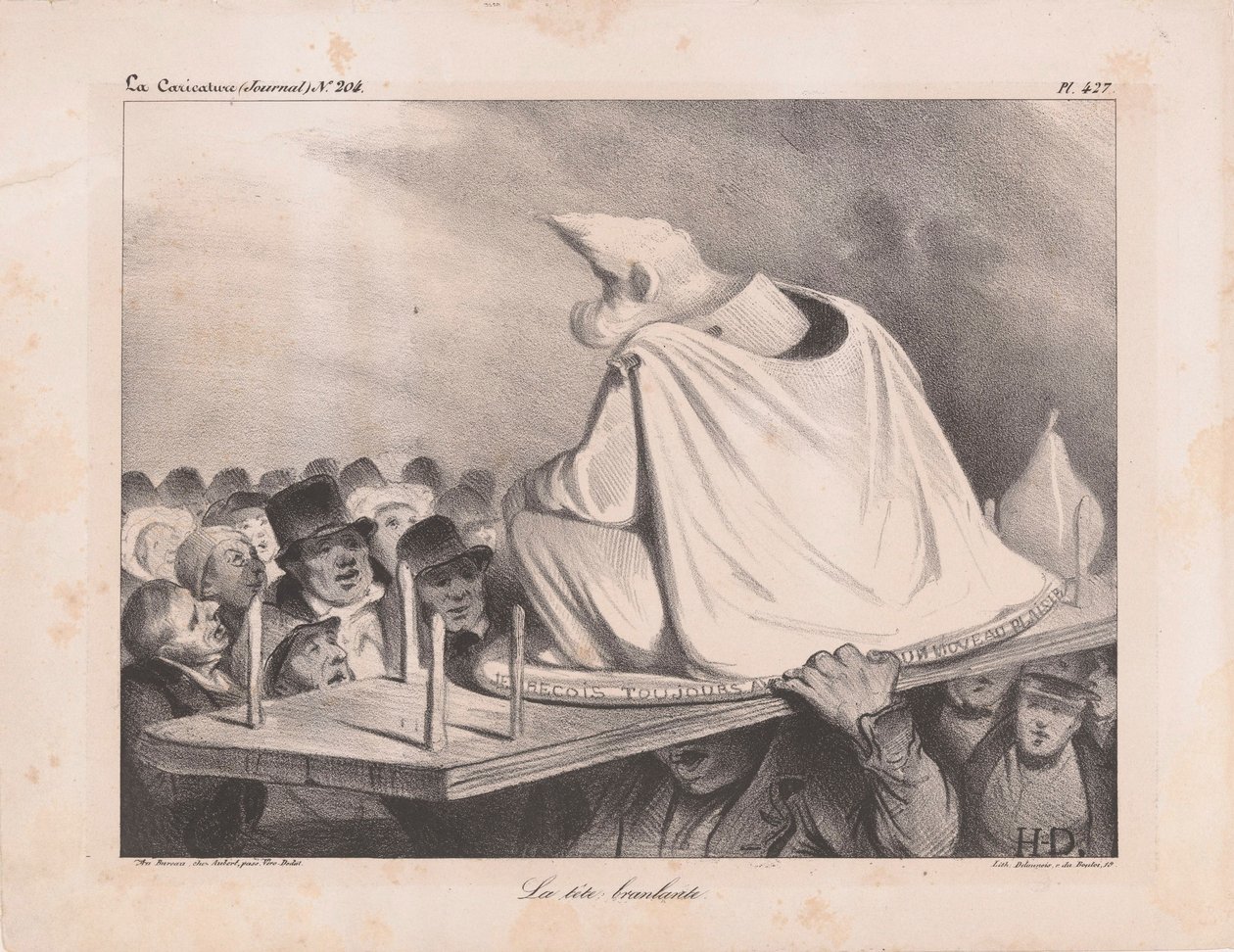 Karikatur von Louis Philippe I 1773-1850, König der Franzosen, 1834 von Honoré Daumier