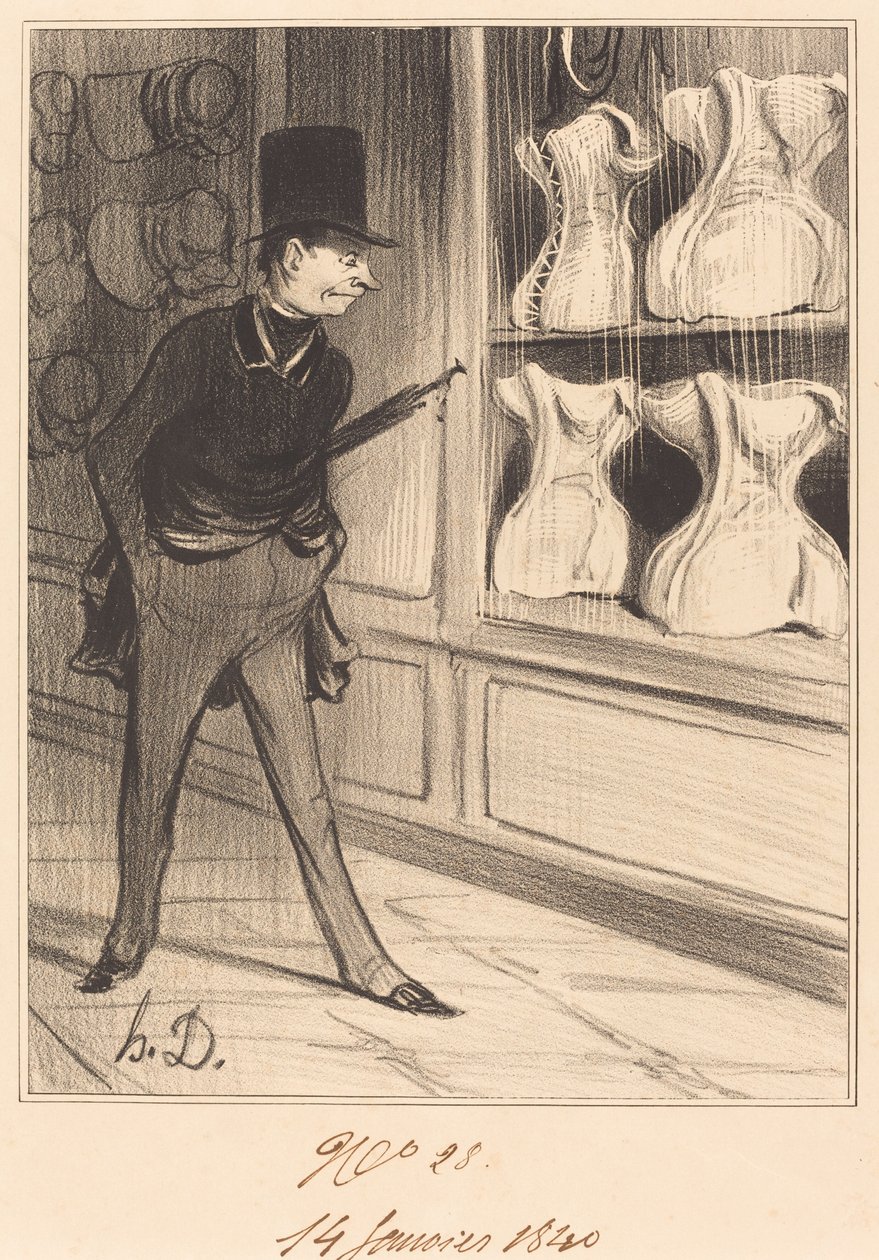 Es ist einzigartig! Ich habe vier Größen genommen... von Honoré Daumier