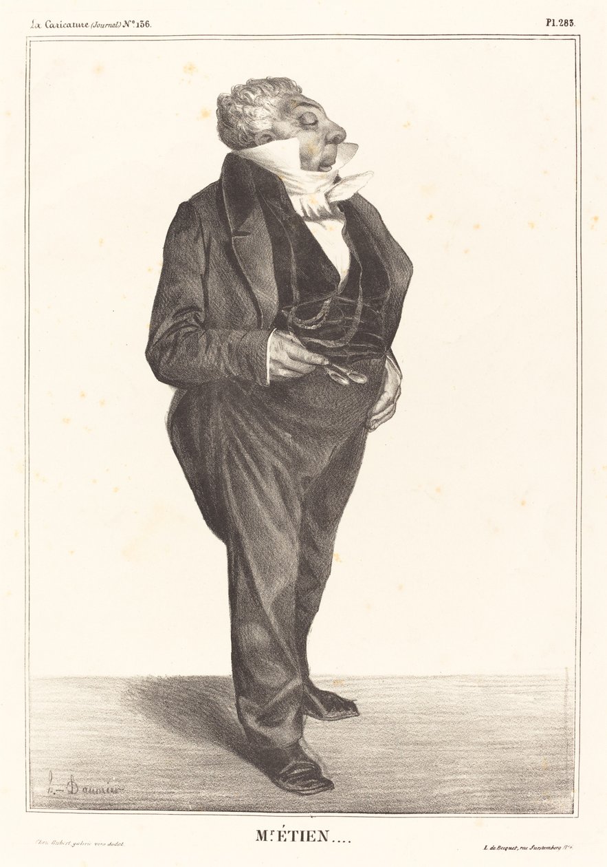 Charles Guillaume Étienne von Honoré Daumier