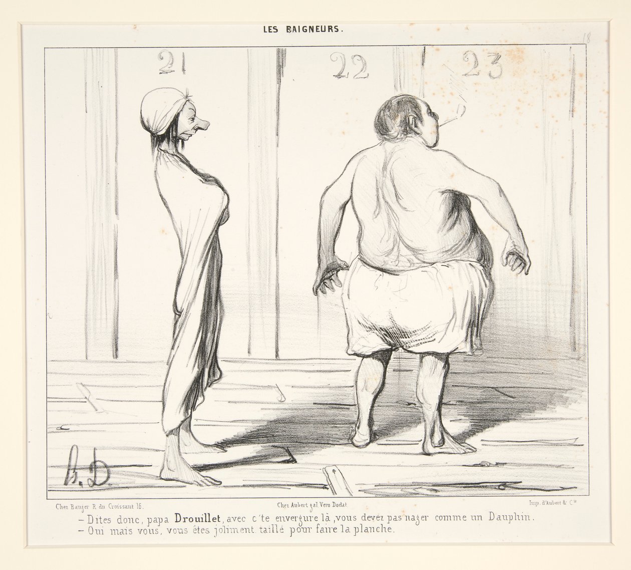 Dites donc, papa Drouillet, avec c von Honoré Daumier