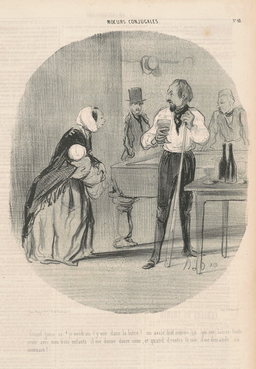 Großer Schurke, ich möchte dich sehen von Honoré Daumier