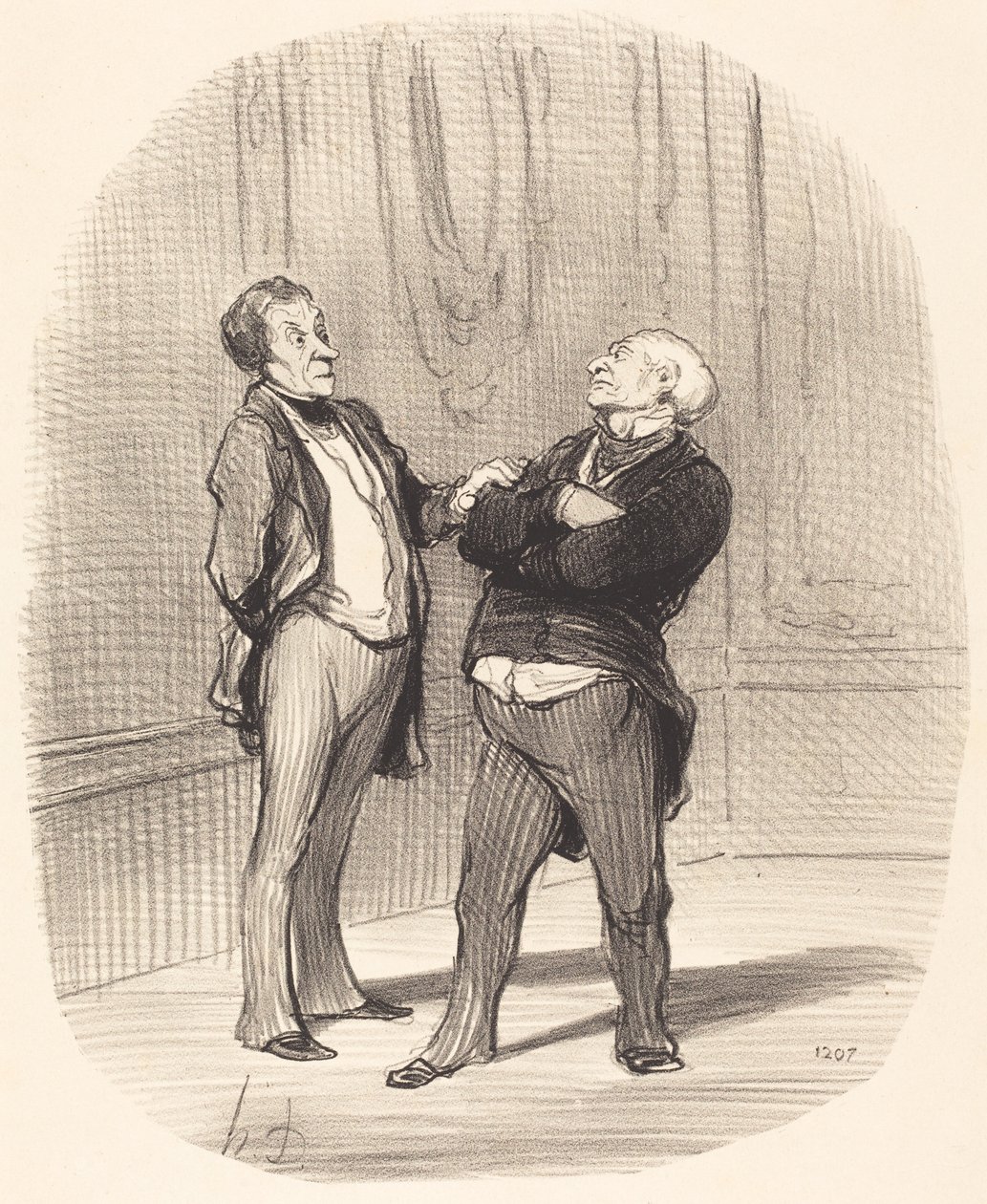 Es gibt Krieg... die Mieten werden... sinken... von Honoré Daumier
