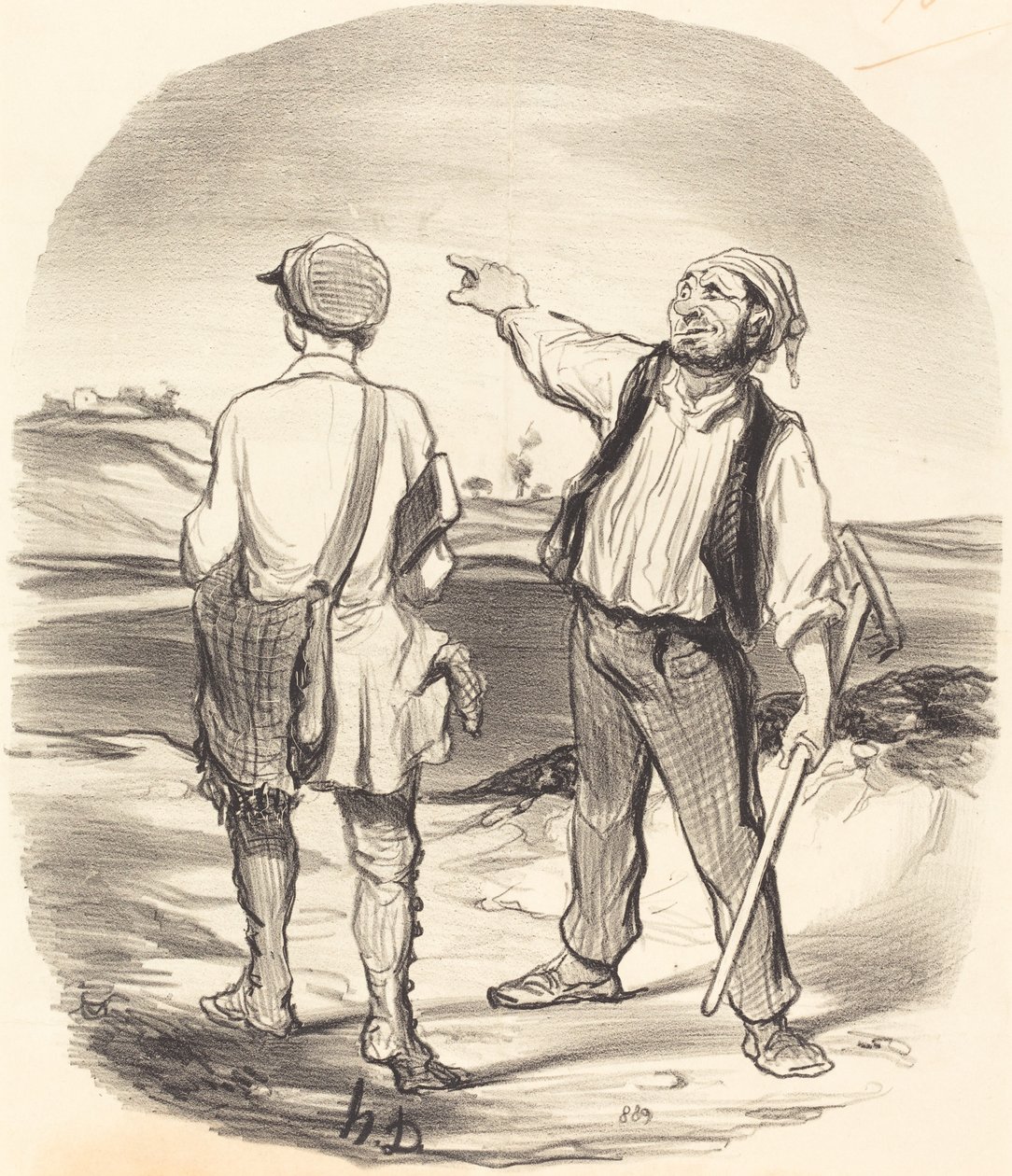 Ich habe einen Hasen gesehen... vor acht Tagen! von Honoré Daumier