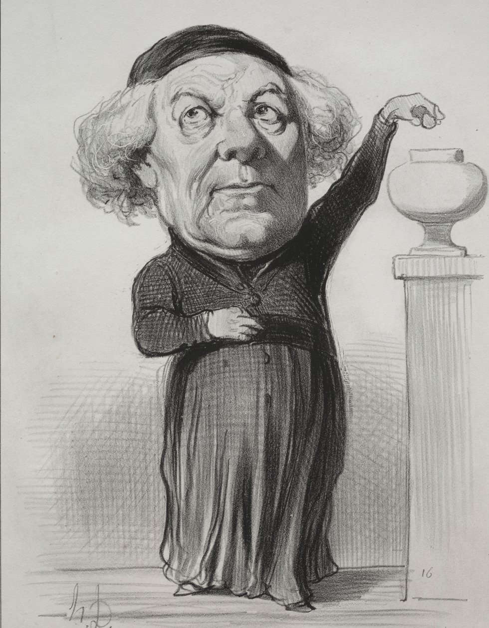Jean Jacques Fayet, Bischof von Orléans von Honoré Daumier