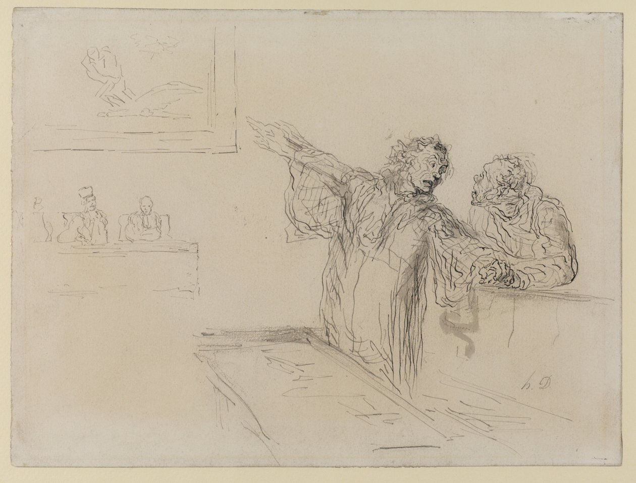 La Défense von Honoré Daumier