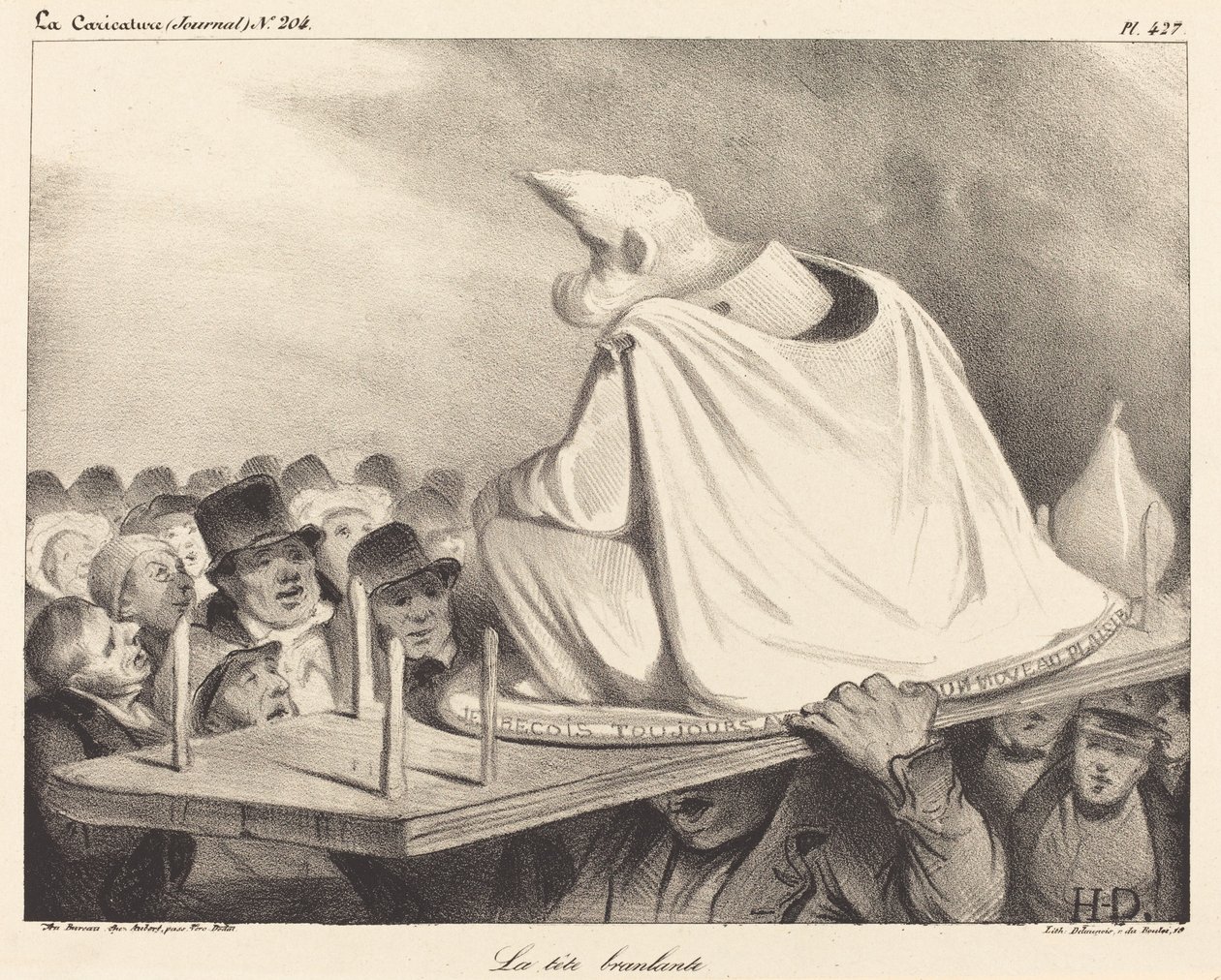 Der wackelnde Kopf von Honoré Daumier