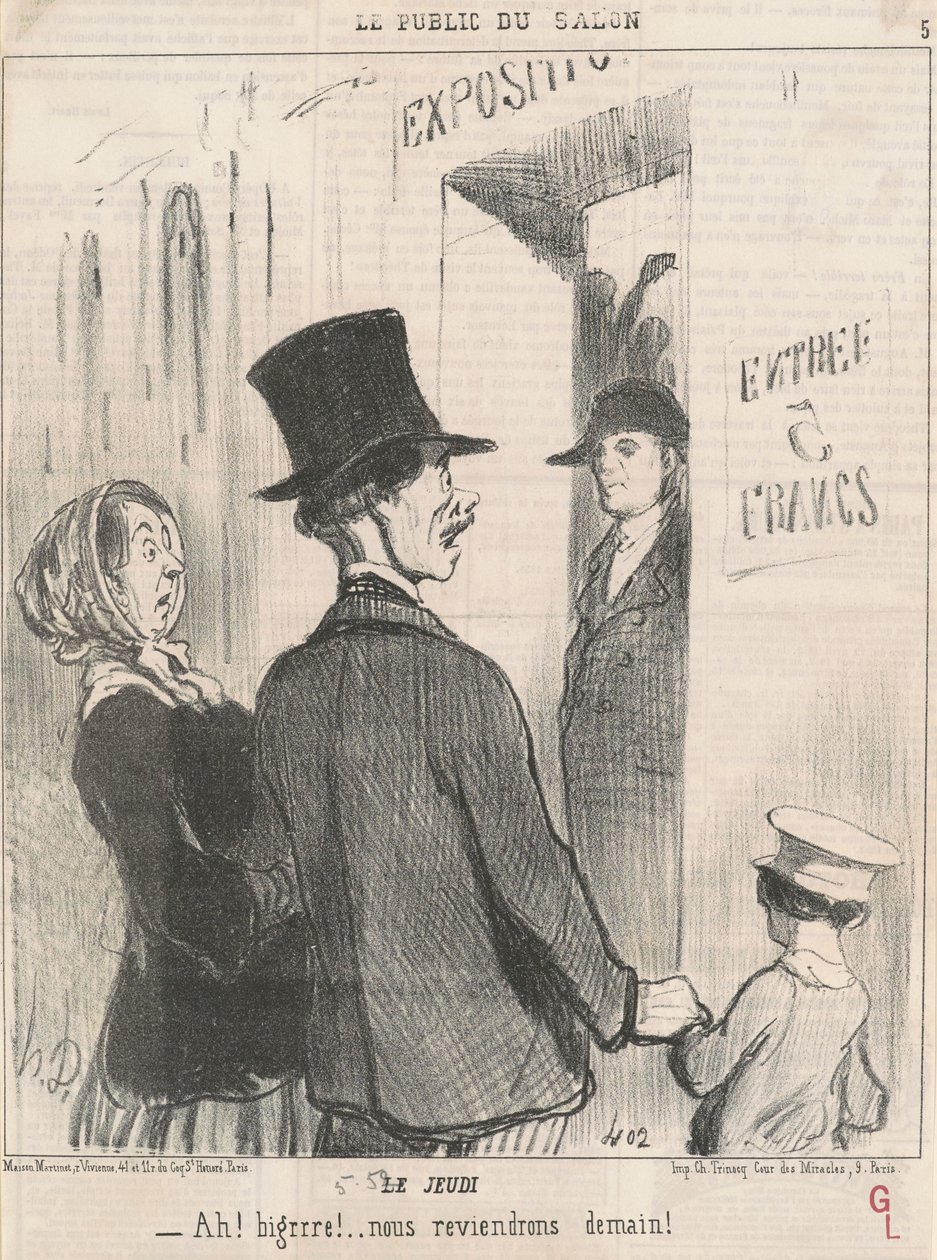 Der Donnerstag von Honoré Daumier