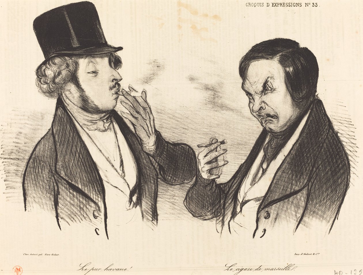 Der reine Havanna! Die Zigarre aus Marseille von Honoré Daumier