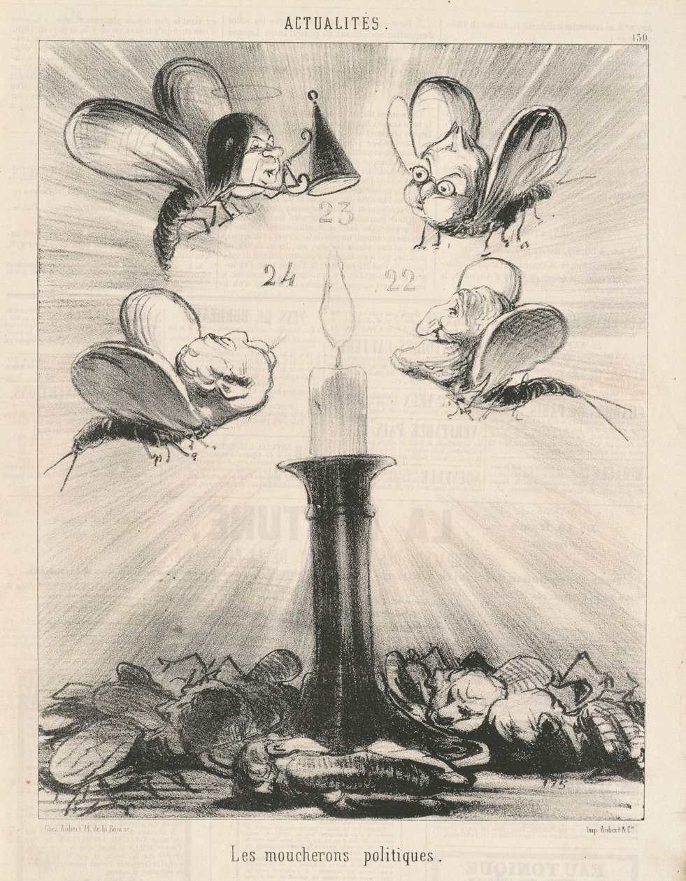 Die politischen Mücken von Honoré Daumier