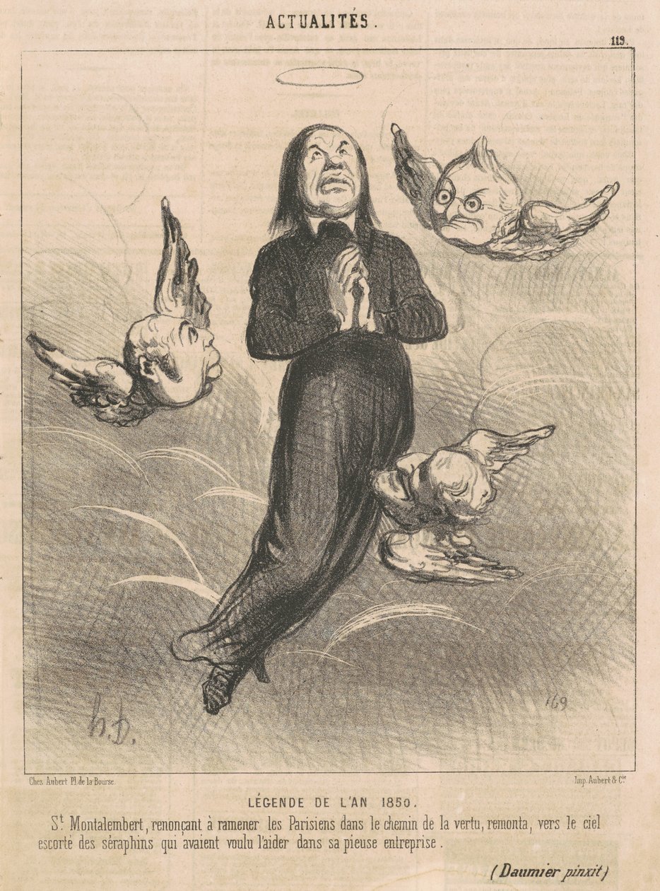 Legende des Jahres 1850 von Honoré Daumier