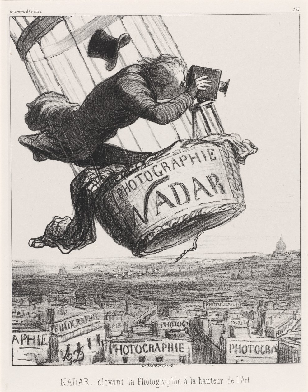 Nadar erhebt die Fotografie zur Kunst von Honoré Daumier