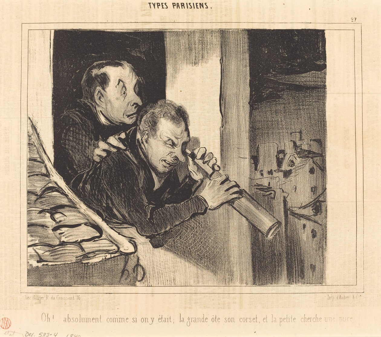 Oh!... absolut wie wenn man dort wäre; die große... von Honoré Daumier