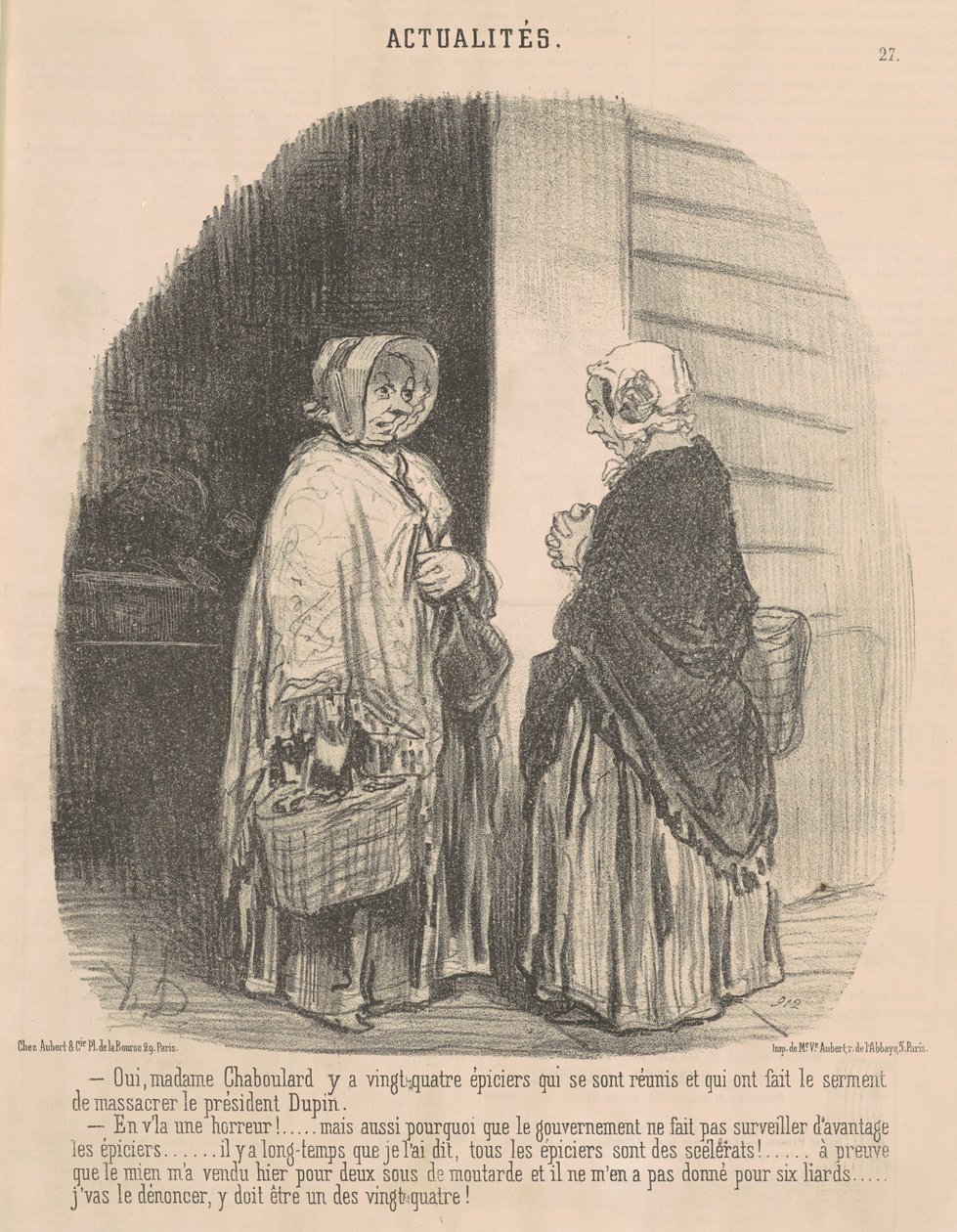 Ja, Madame Chaboulard ... von Honoré Daumier
