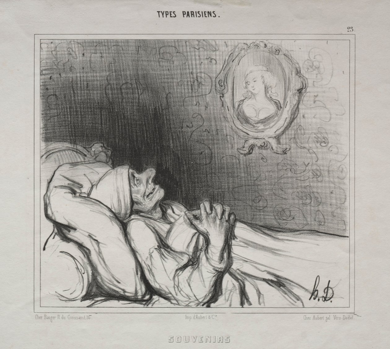 Pariser Typen: Erinnerungen von Honoré Daumier