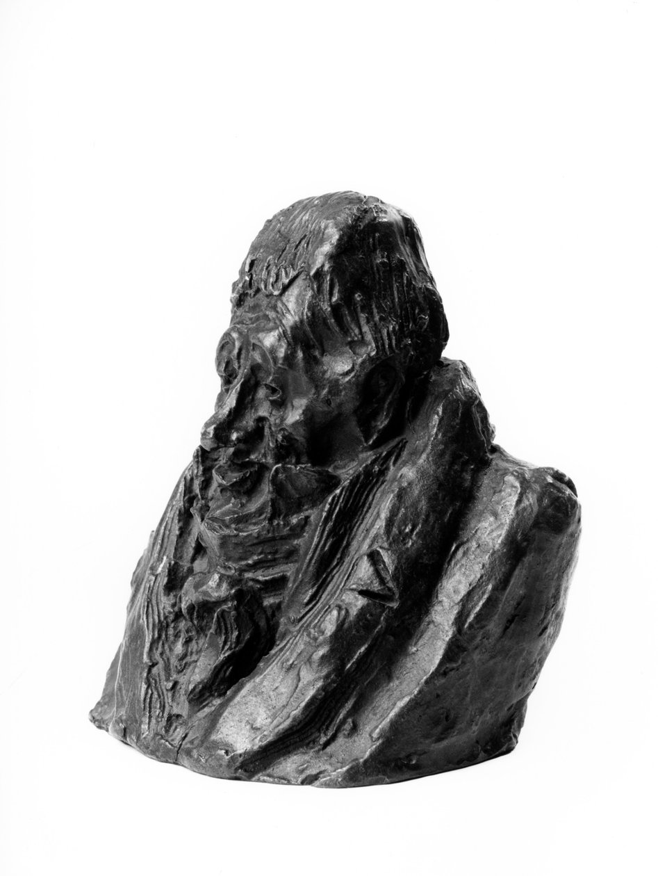 Die Büsten der Celebrites du Juste Milieu. Karikatur von Pierre Paul Royer-Collard von Honoré Daumier