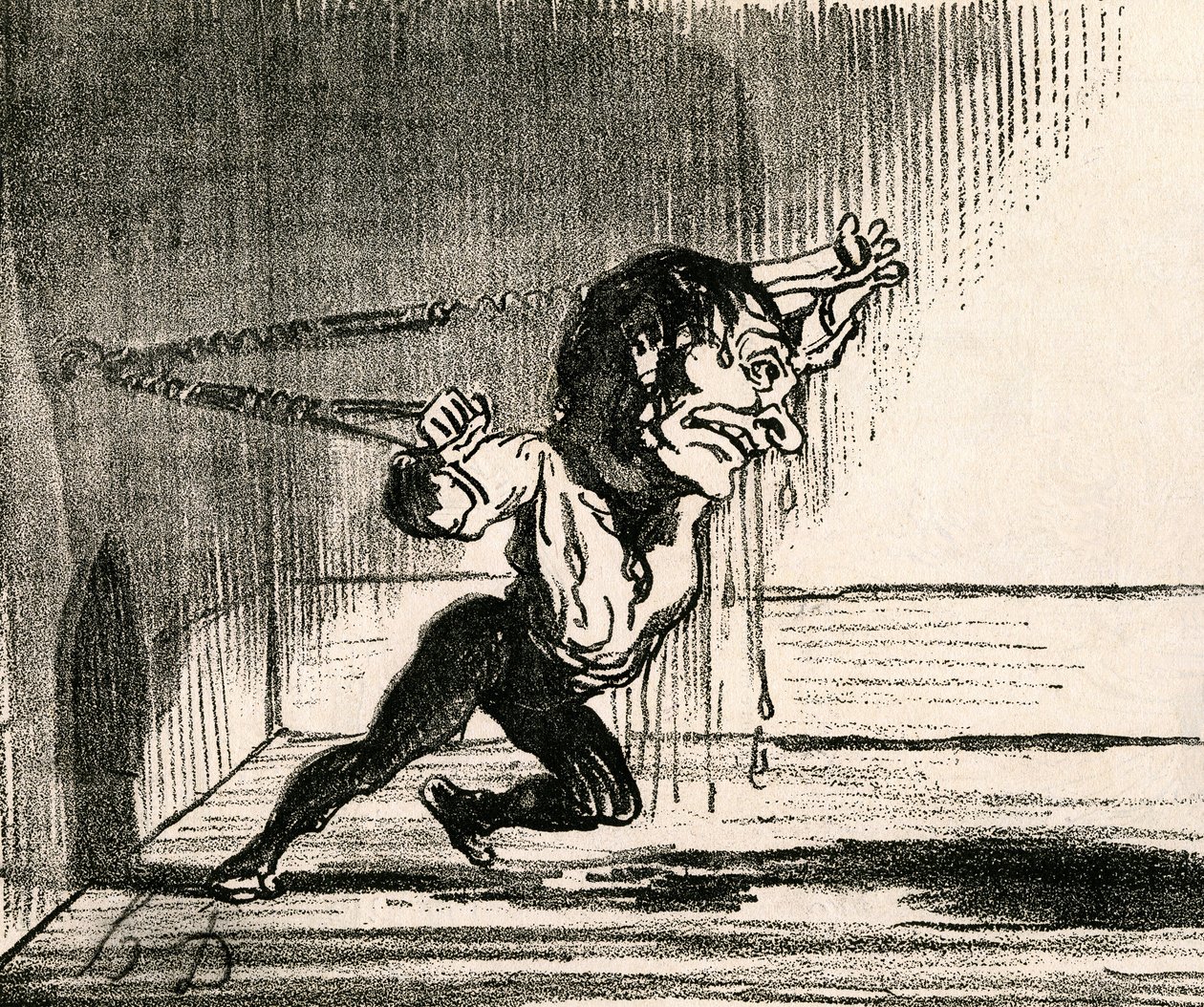 Die Regeneration des Menschen durch Gymnastik von Honoré Daumier