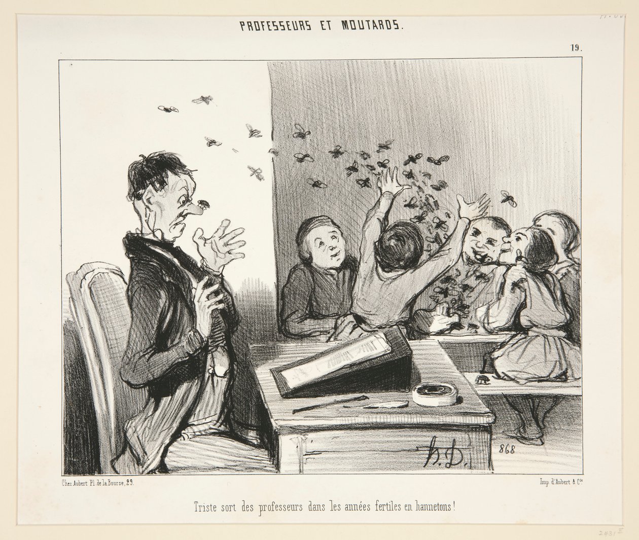 Trauriges Schicksal der Professoren? - #19 pf Professoren und Kinder von Honoré Daumier