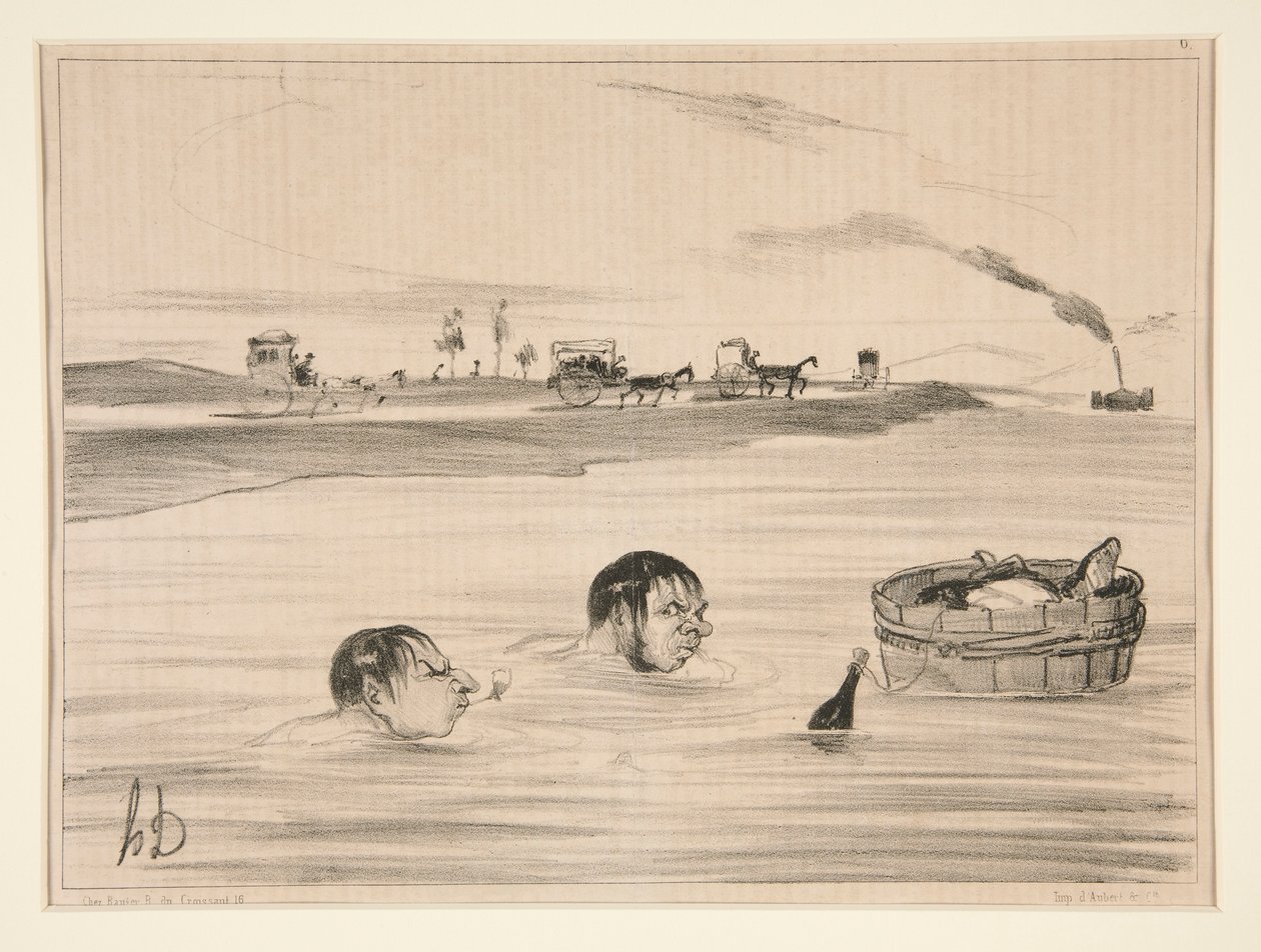 Reise nach St. Cloud von Honoré Daumier
