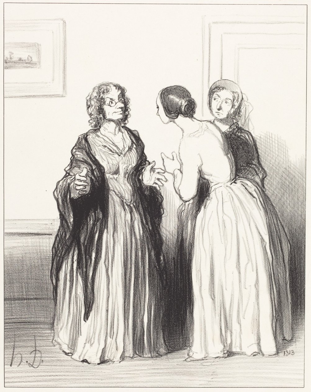 (1er Bas Bleu) - Nutzen wir die Gelegenheit... von Honoré Daumier