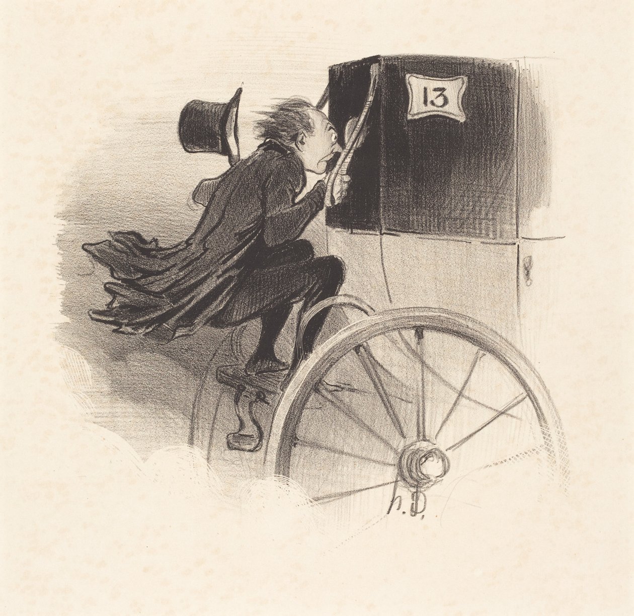 Ah! sehr gut, ich bin sicher! unglücklich... von Honoré Daumier