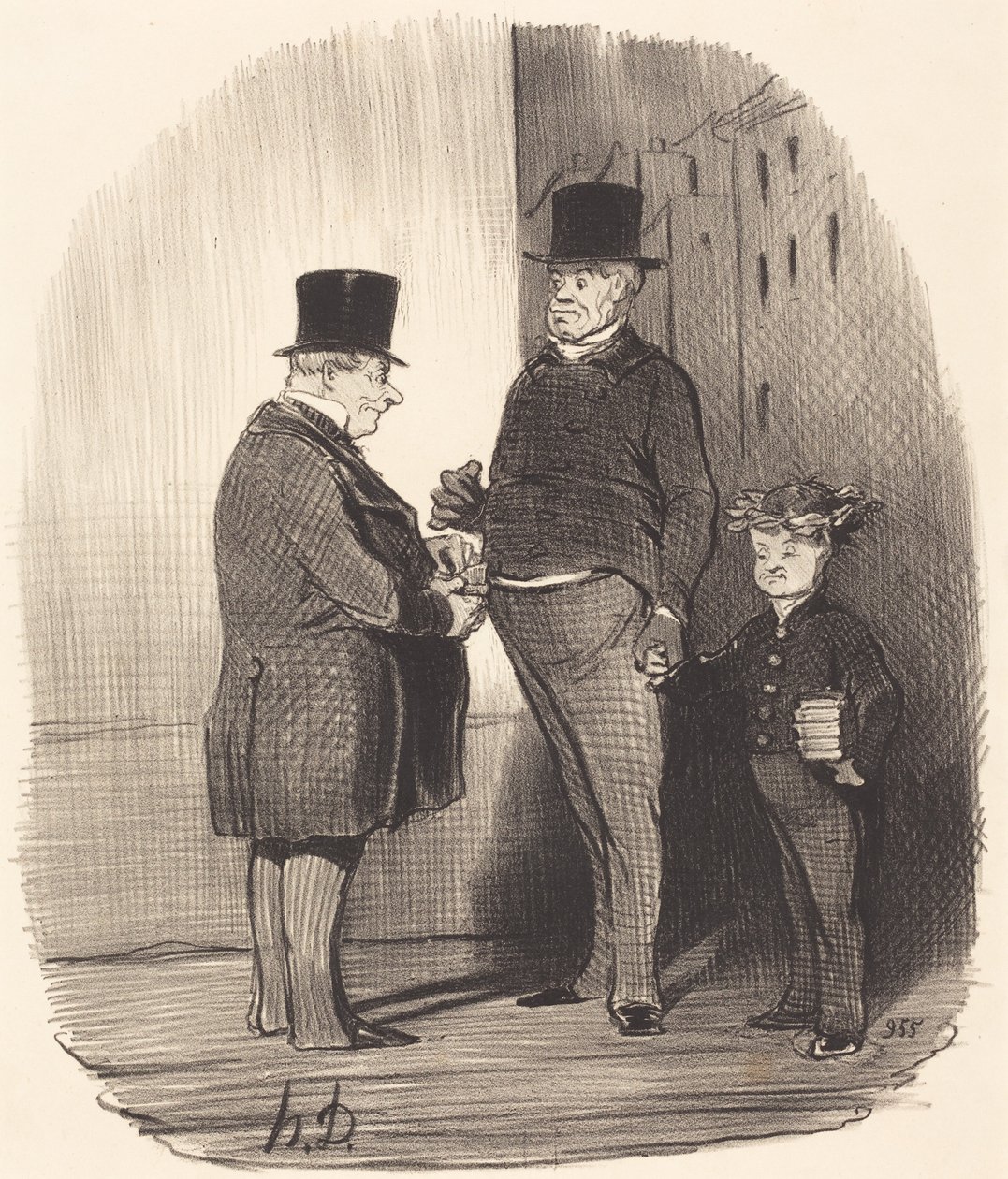 Ah! Sie sind stark in lateinischen Versen, junger Mann... von Honoré Daumier