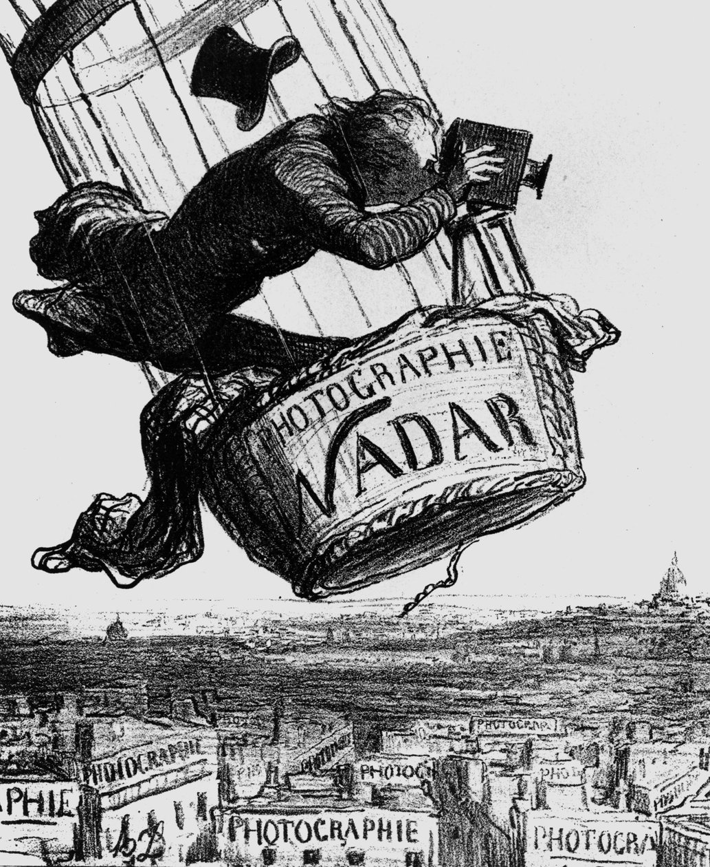 Karikatur von Gaspard-Felix Tournachon, alias Nadar (1820-1910) 1862 von Honoré Daumier