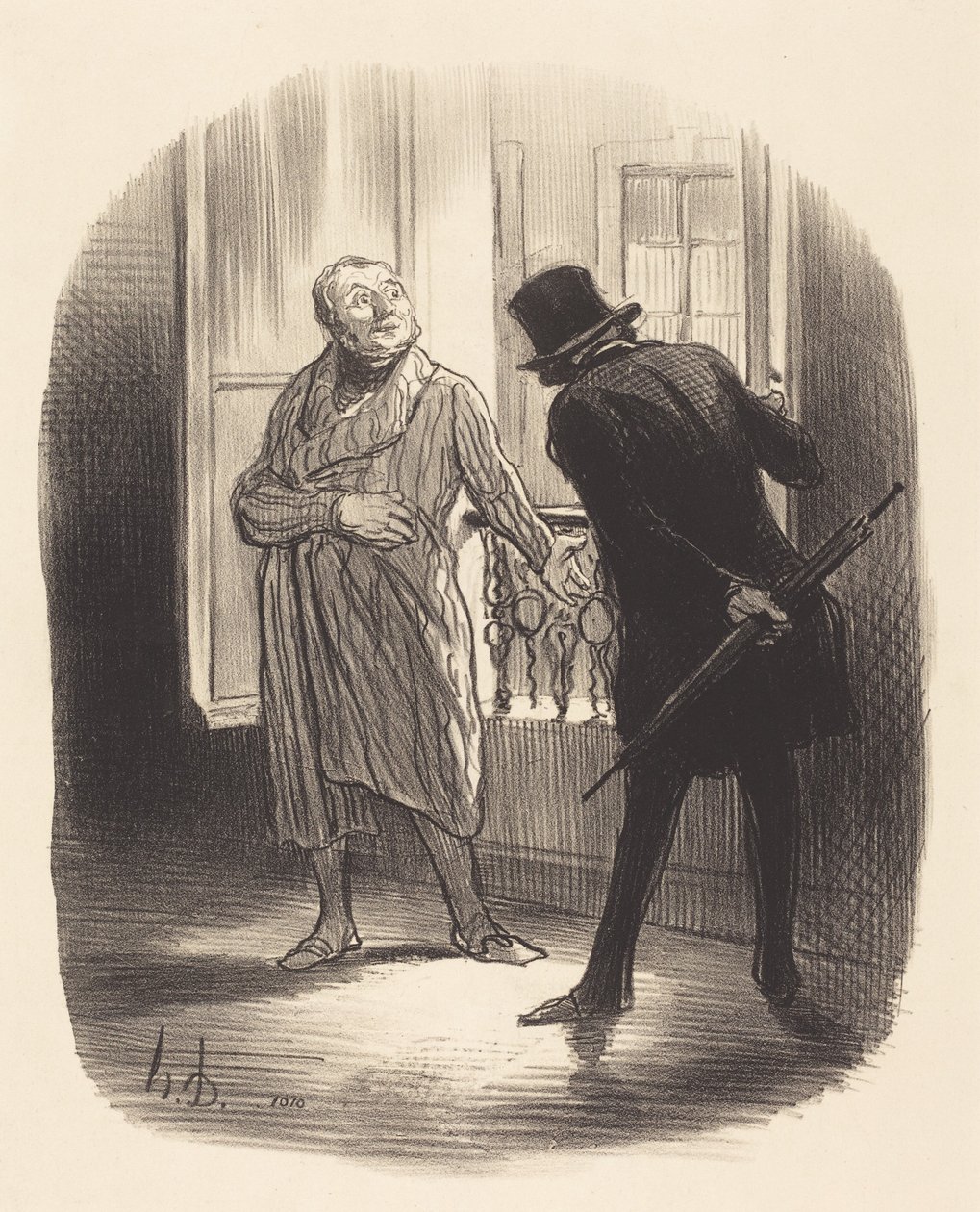 Diese Unterkunft ist etwas teuer, für den Place Royale... von Honoré Daumier