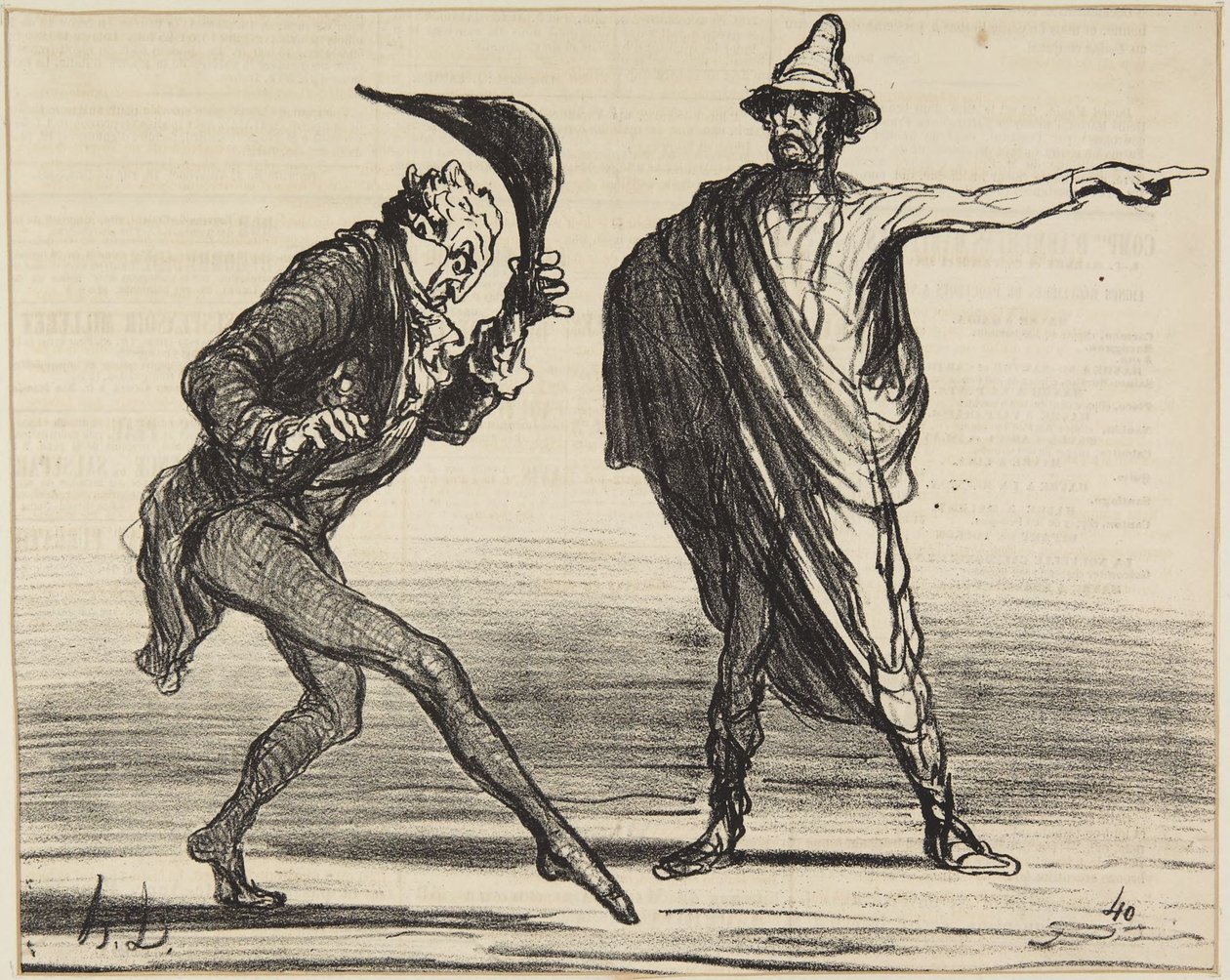 "Wie es derzeit in der Toskana ist..." von Honoré Daumier