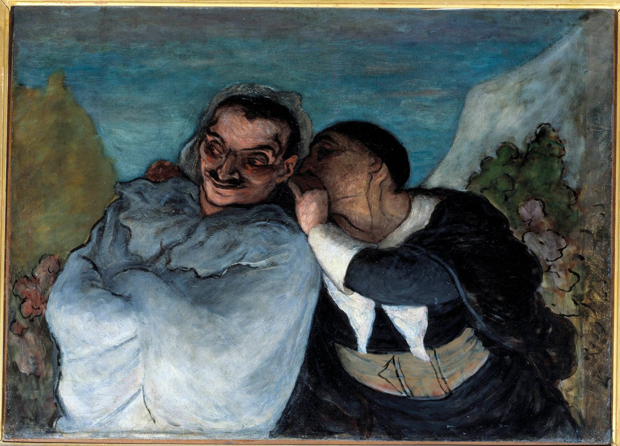 Crispin und Scapin von Honoré Daumier