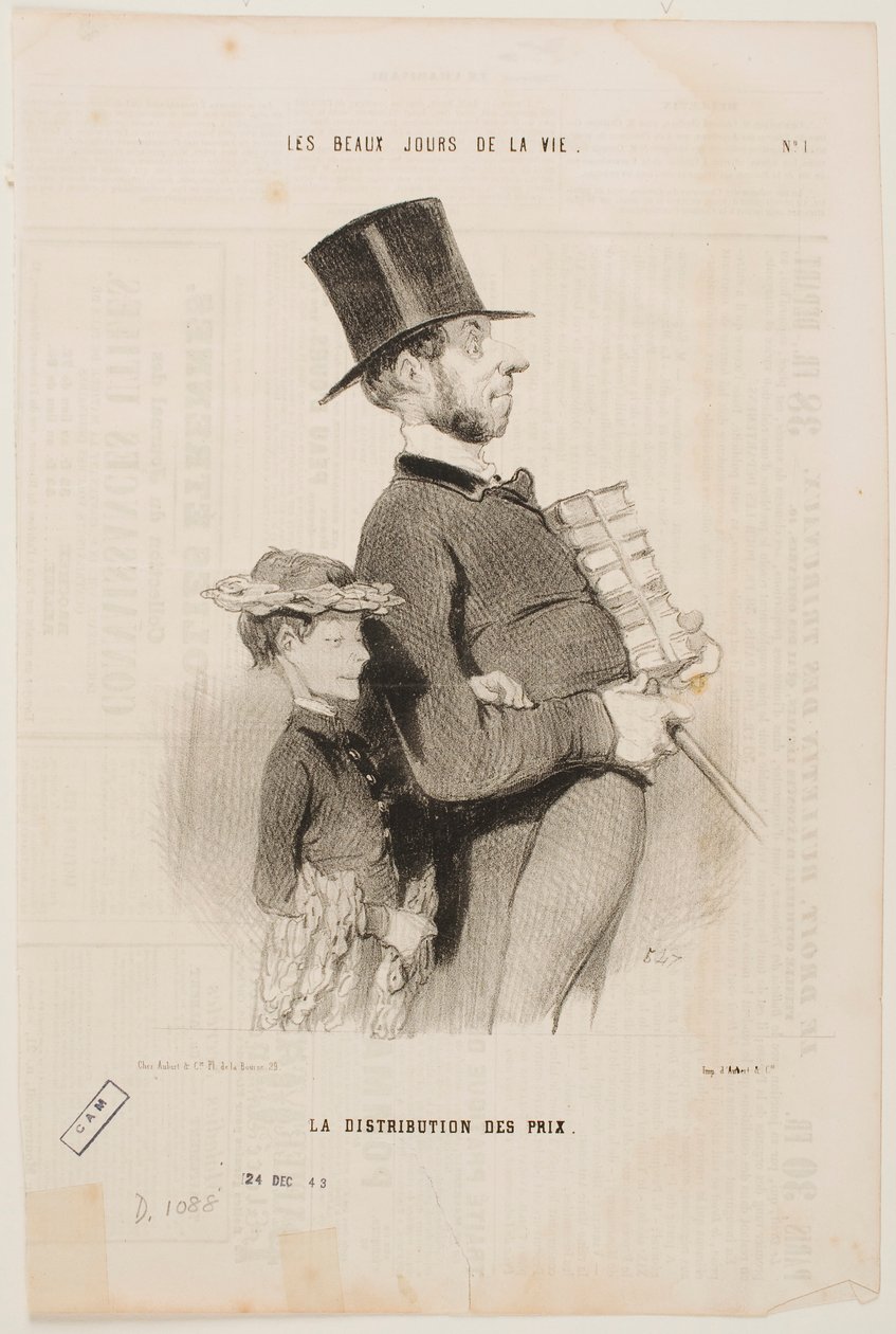 Verteilung der Preise von Honoré Daumier