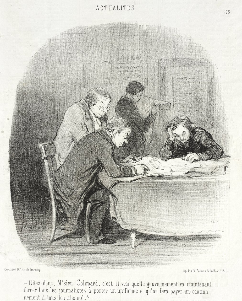 Sagen Sie mal, Herr Colimard... von Honoré Daumier