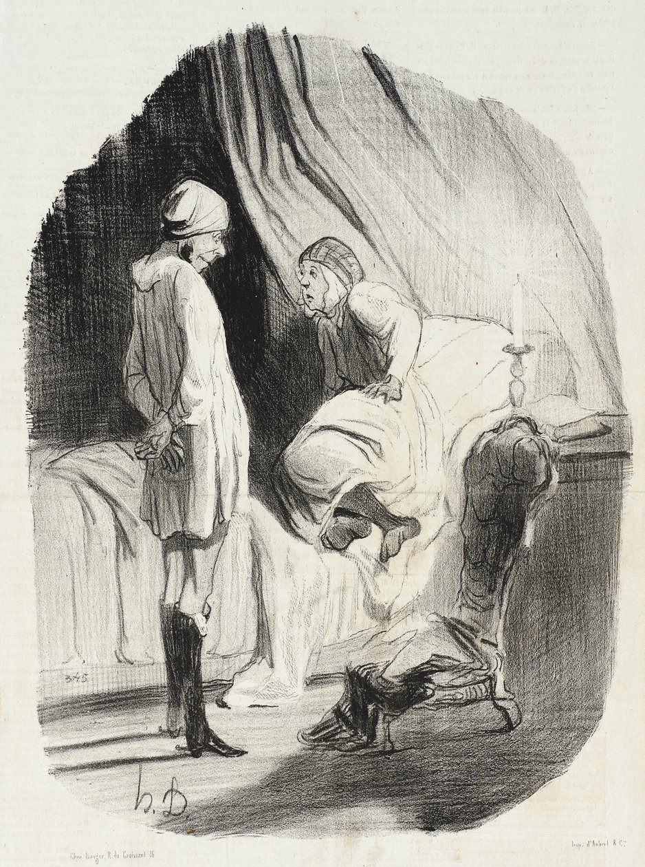 Eh! gut meine Didine, haben wir genug getanzt?... von Honoré Daumier