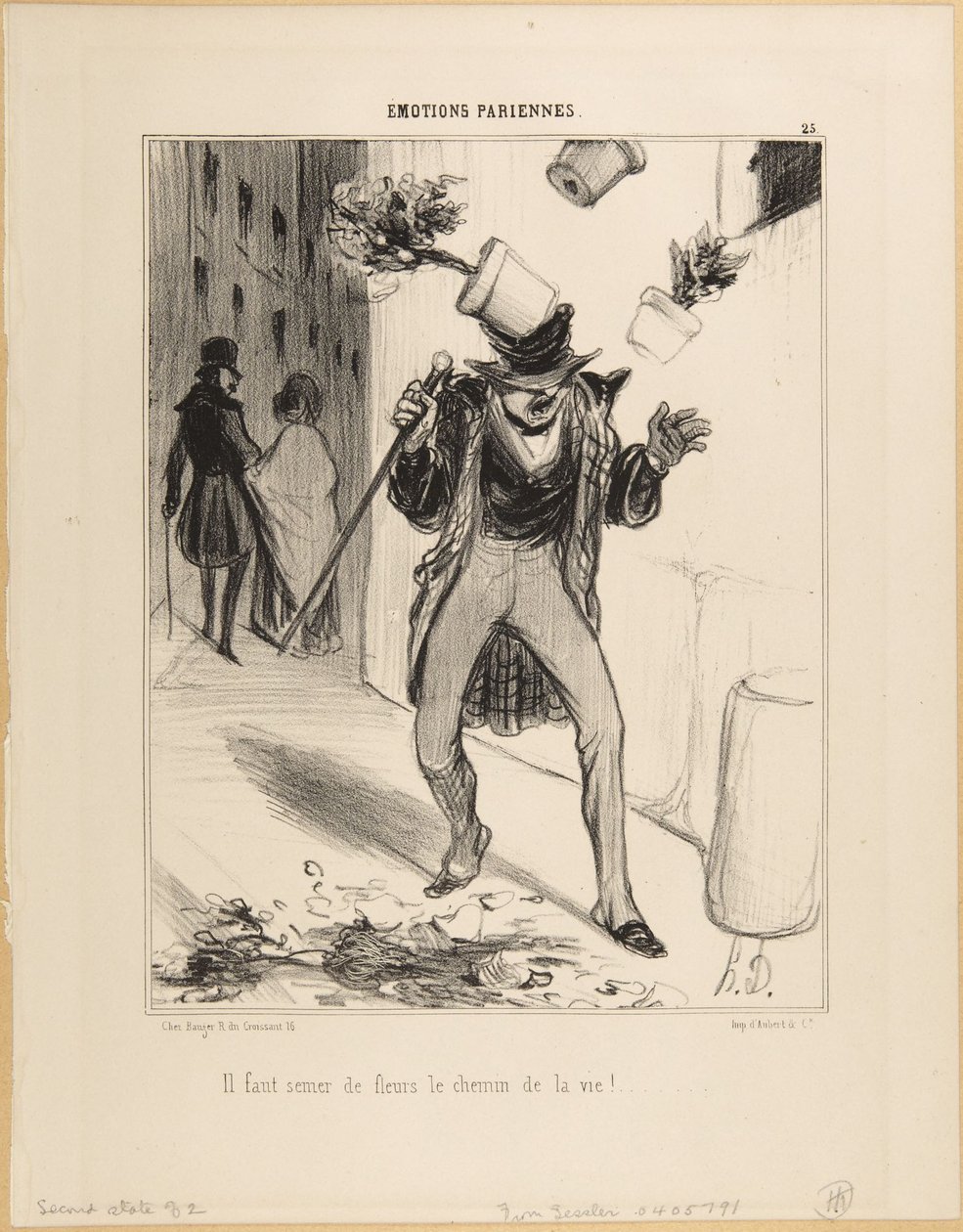 „Pariser Emotionen“ (sic) von Honoré Daumier