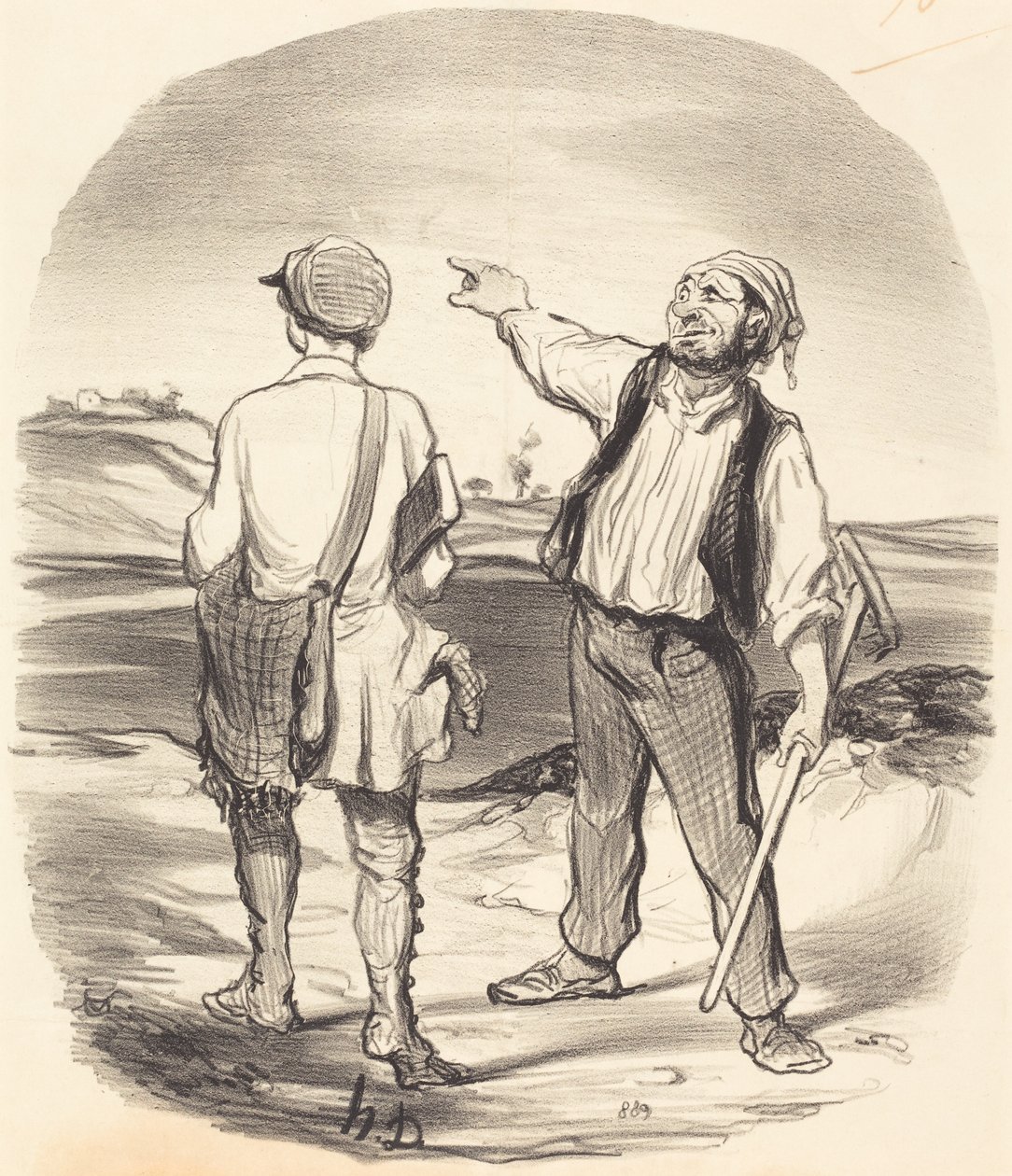 Ich habe einen Hasen gesehen... vor acht Tagen! von Honoré Daumier