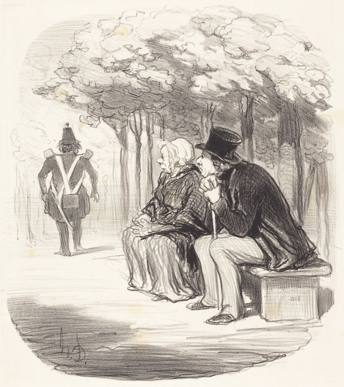 Ich wundere mich nicht, wenn Frauen... Geschmack haben... von Honoré Daumier