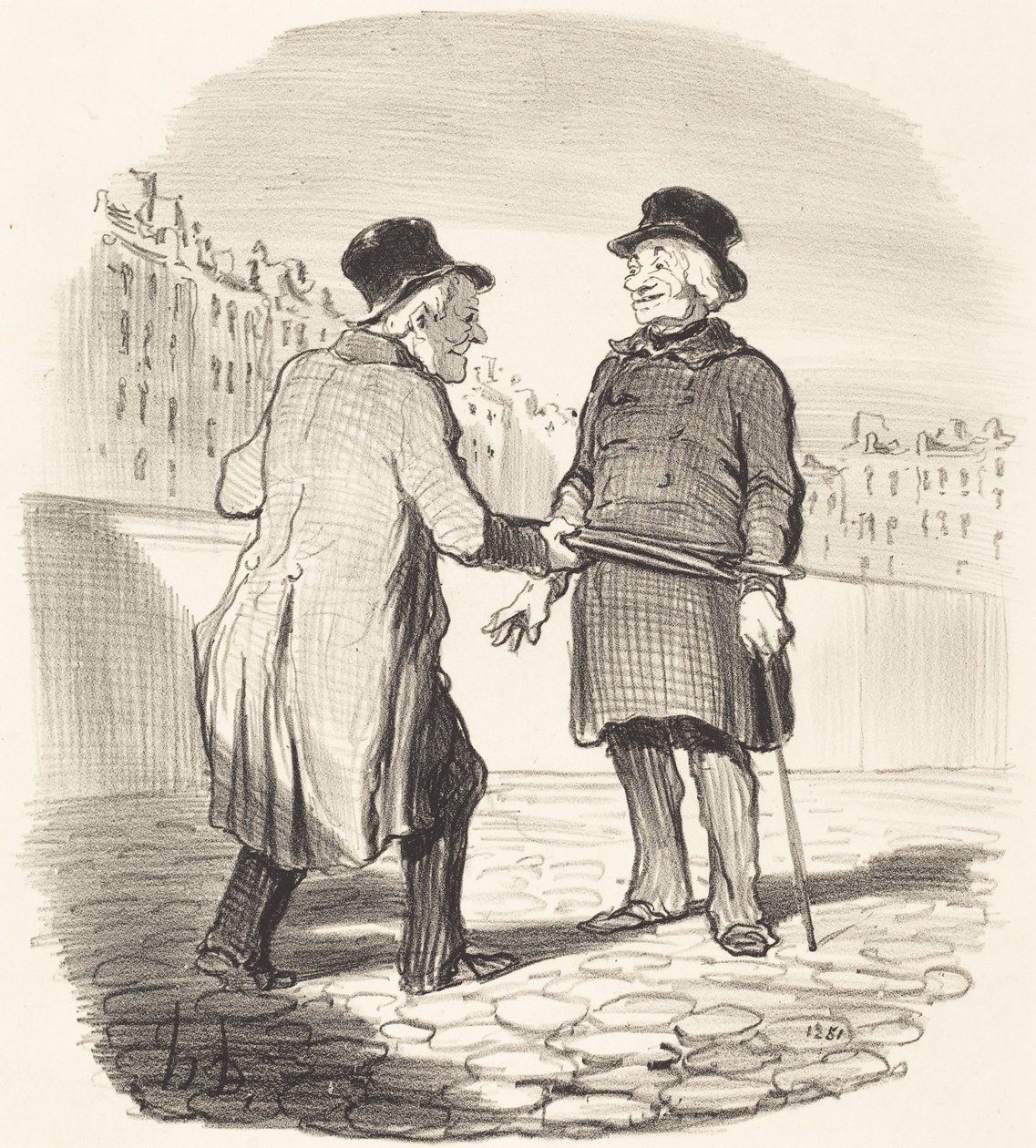 Ich verhaftet Sie, schlechter Kerl... von Honoré Daumier