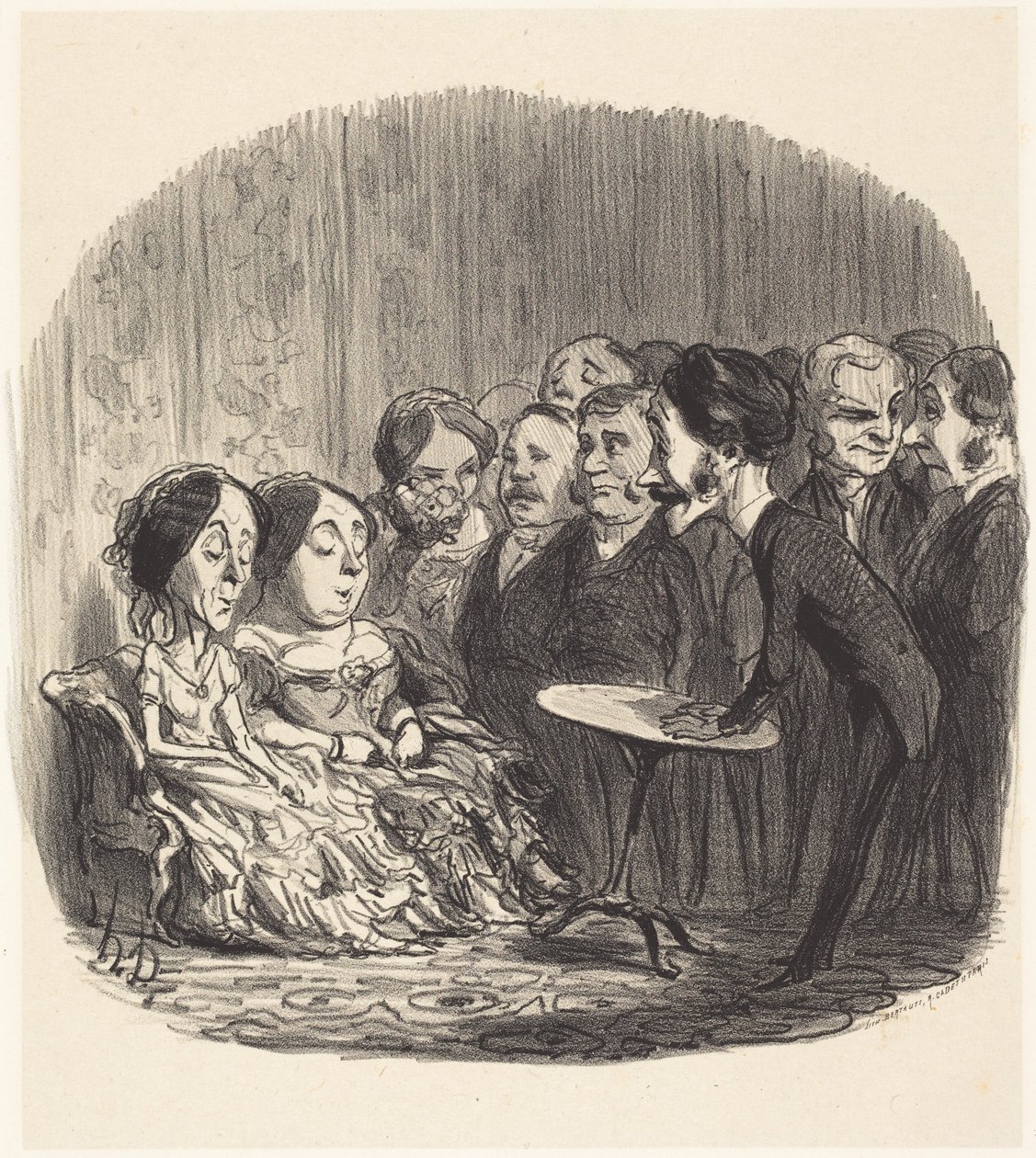 Der Poltergeist von Honoré Daumier