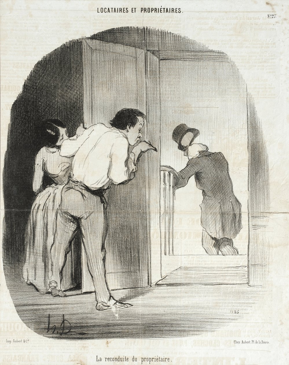 Die Rückführung des Eigentümers von Honoré Daumier