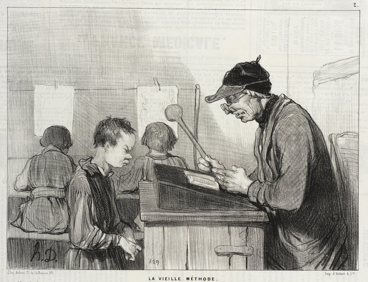 Die alte Methode von Honoré Daumier