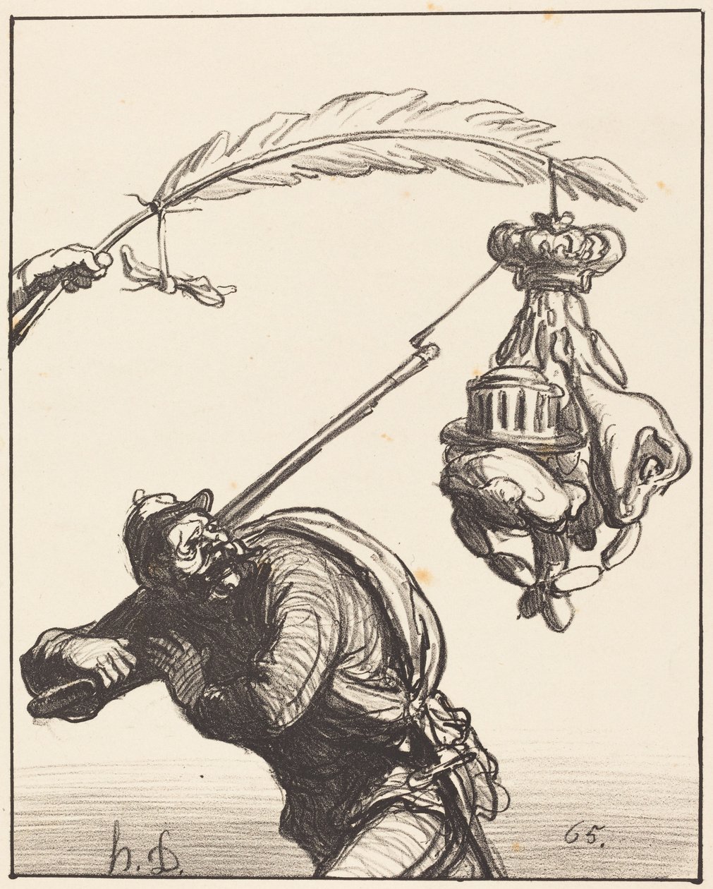 Frieden um jeden Preis von Honoré Daumier