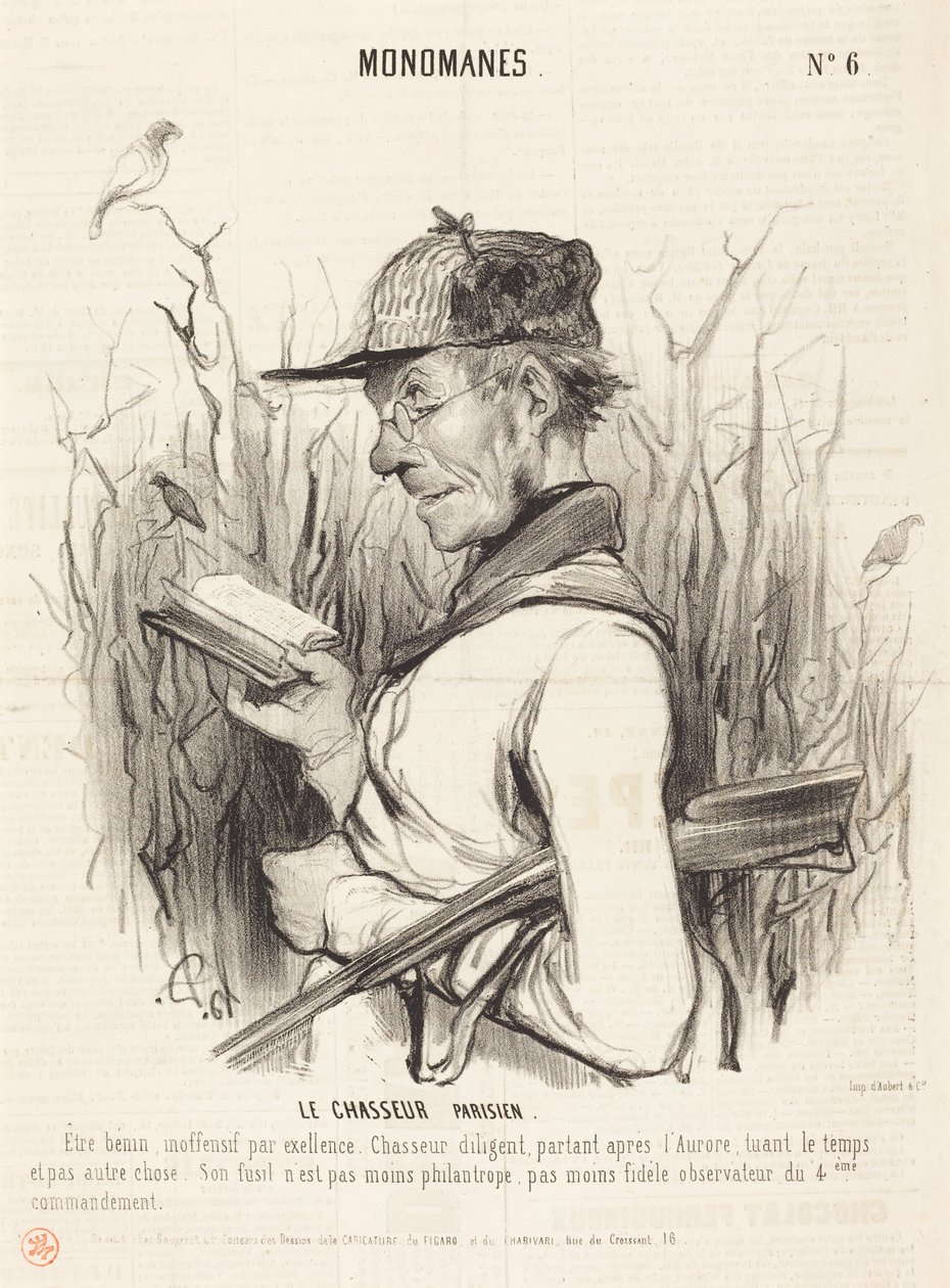 Der Pariser Jäger von Honoré Daumier