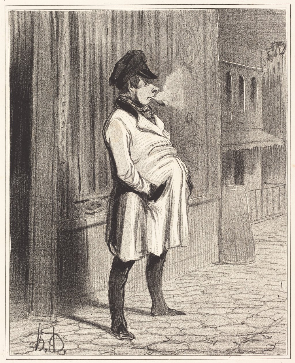 Der Claqueur von Honoré Daumier