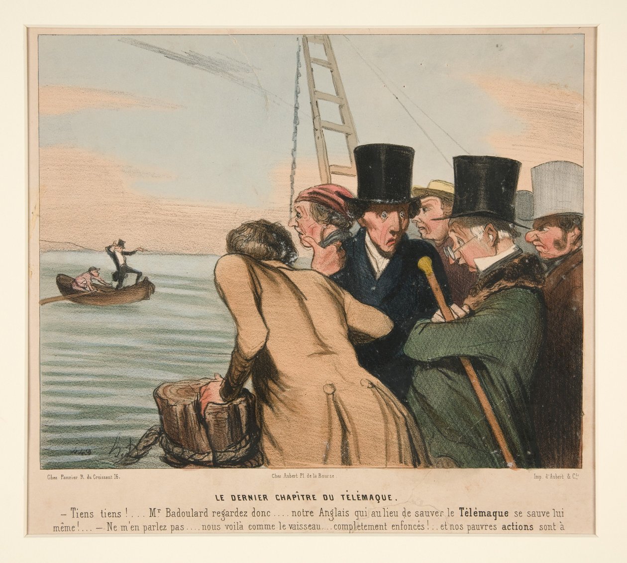 Das letzte Kapitel des Telemaque, aus La Caricature (Journal) von Honoré Daumier