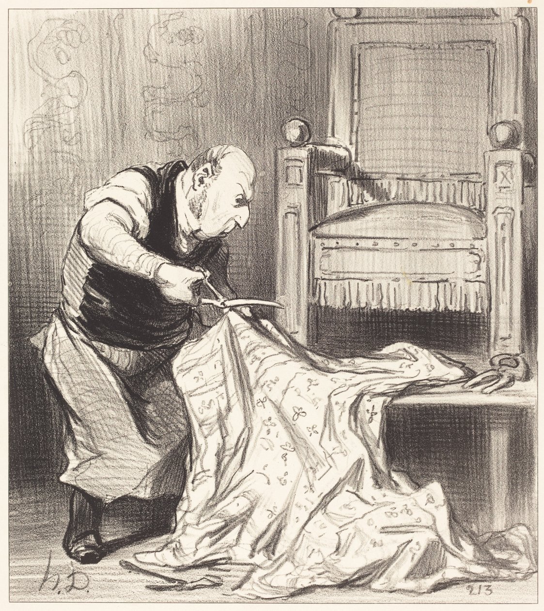 Der neue Hofdekorateur... von Honoré Daumier