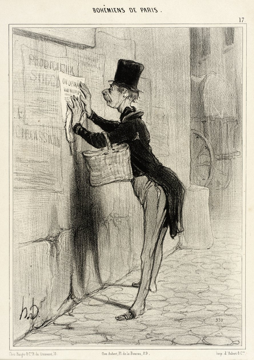 Der Platzanweiser von Honoré Daumier